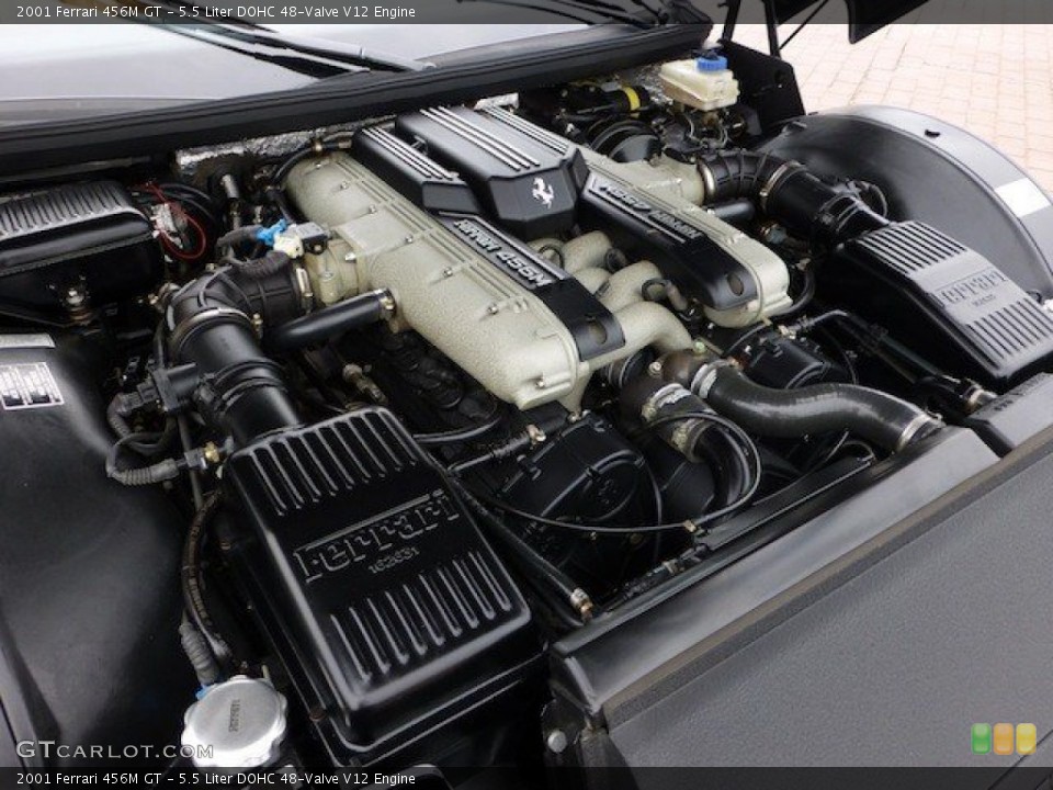 5.5 Liter DOHC 48-Valve V12 Engine for the 2001 Ferrari 456M #70815350