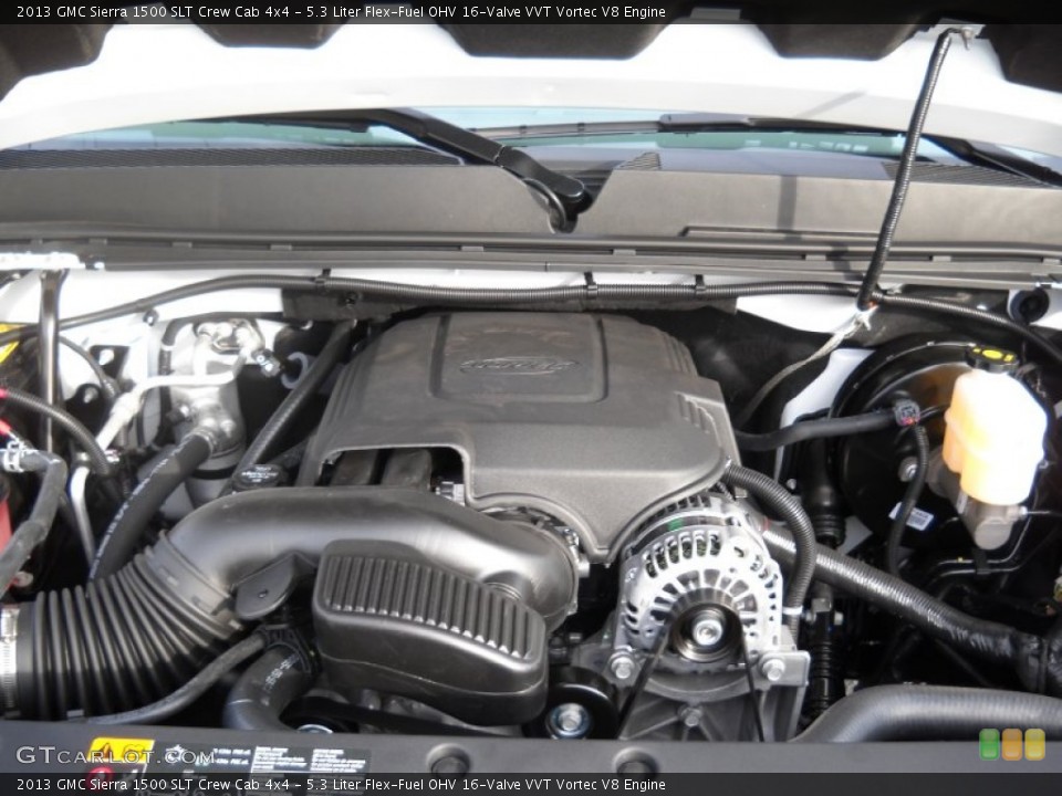 5.3 Liter Flex-Fuel OHV 16-Valve VVT Vortec V8 Engine for the 2013 GMC Sierra 1500 #70816697