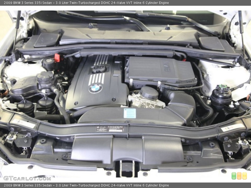 3.0 Liter Twin-Turbocharged DOHC 24-Valve VVT Inline 6 Cylinder Engine for the 2009 BMW 3 Series #70826253