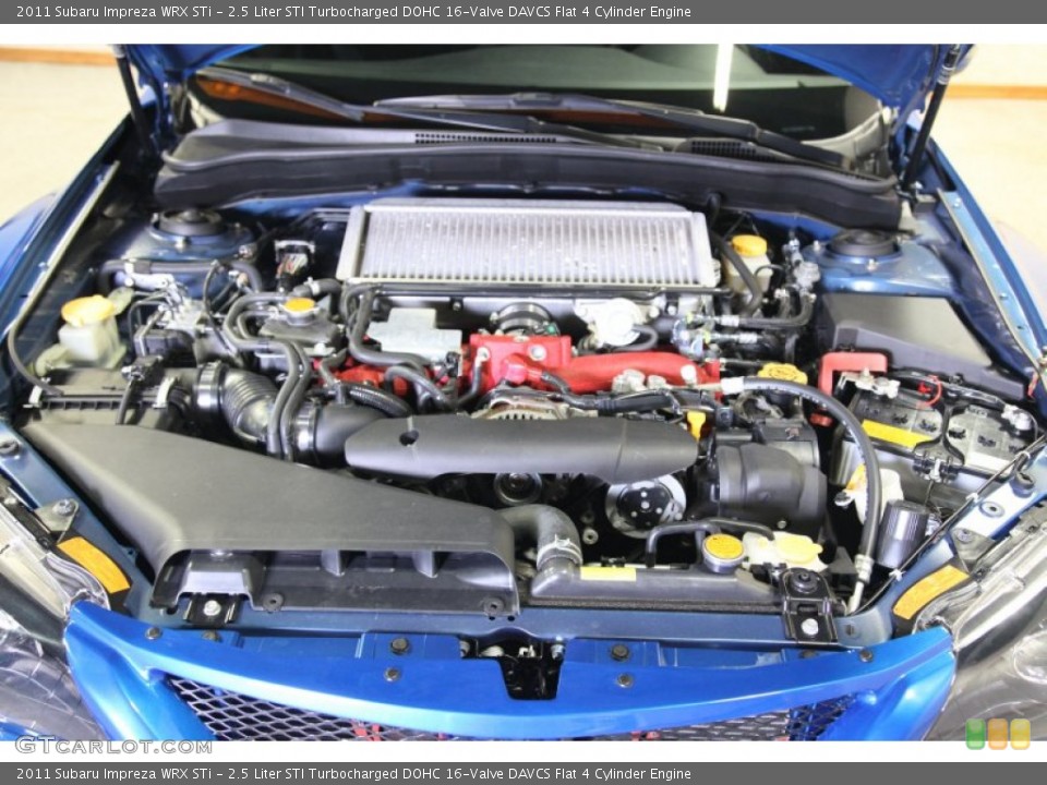 2.5 Liter STI Turbocharged DOHC 16-Valve DAVCS Flat 4 Cylinder Engine for the 2011 Subaru Impreza #70826484