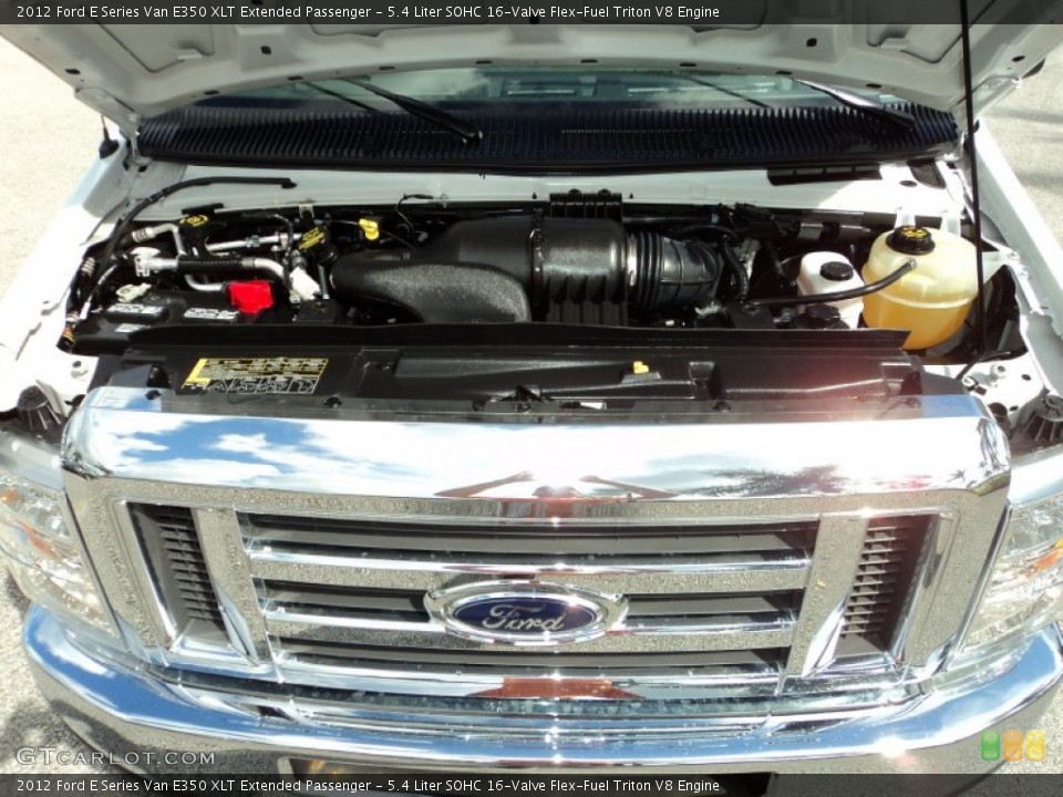 5.4 Liter SOHC 16-Valve Flex-Fuel Triton V8 Engine for the 2012 Ford E Series Van #70828149