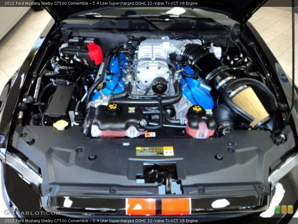 5.4 Liter Supercharged DOHC 32-Valve Ti-VCT V8 Engine for the 2012 Ford Mustang #70828461