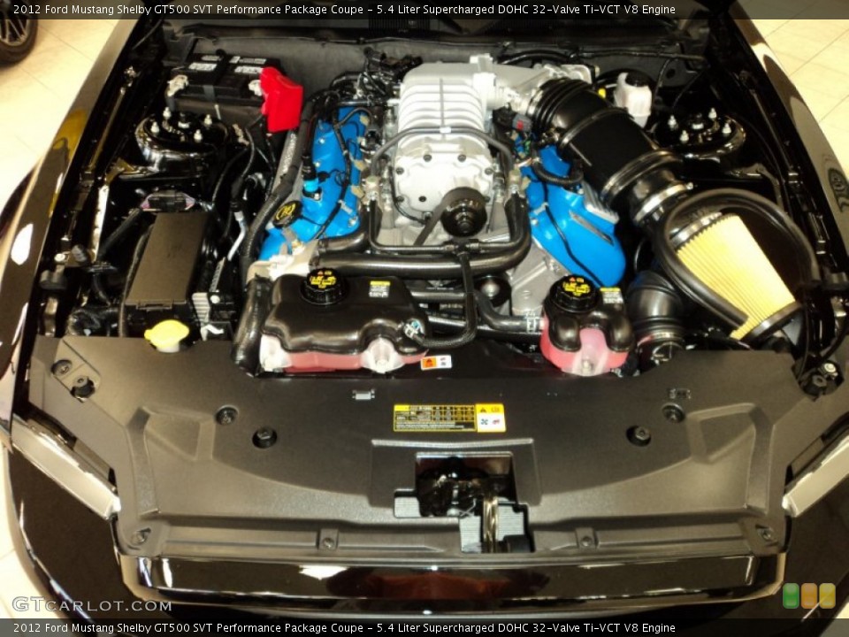 5.4 Liter Supercharged DOHC 32-Valve Ti-VCT V8 Engine for the 2012 Ford Mustang #70829805