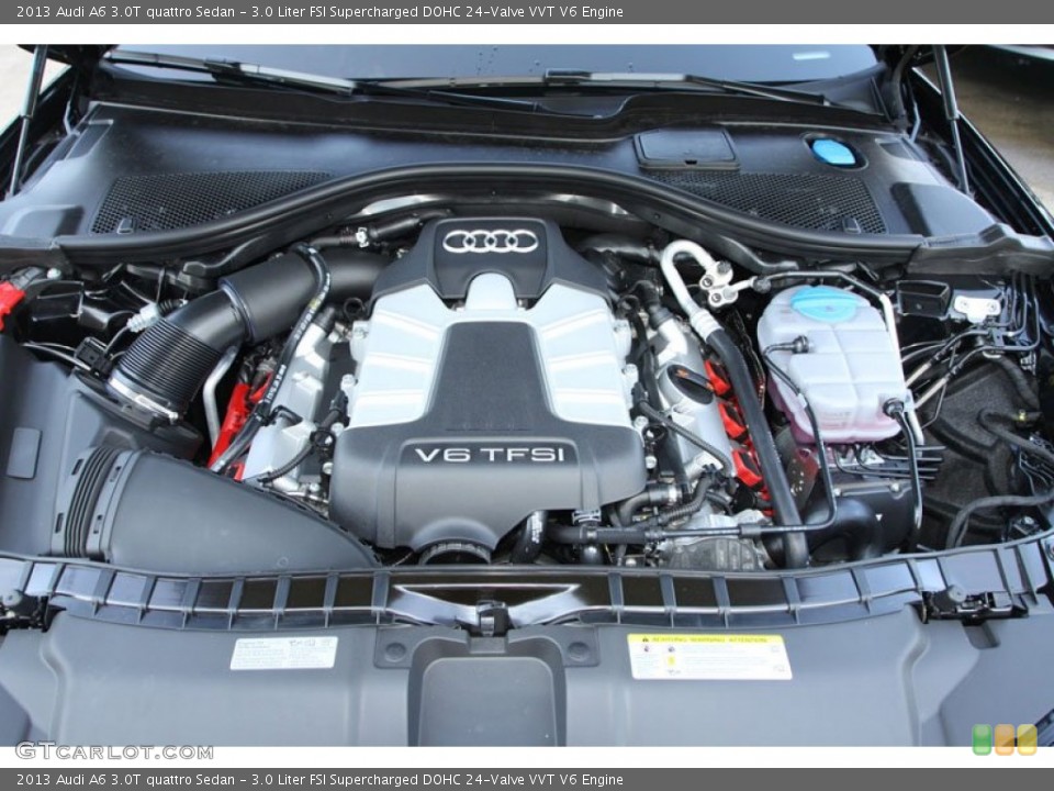 3.0 Liter FSI Supercharged DOHC 24-Valve VVT V6 Engine for the 2013 Audi A6 #70841088