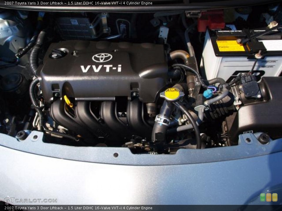 1.5 Liter DOHC 16-Valve VVT-i 4 Cylinder Engine for the 2007 Toyota Yaris #70855638
