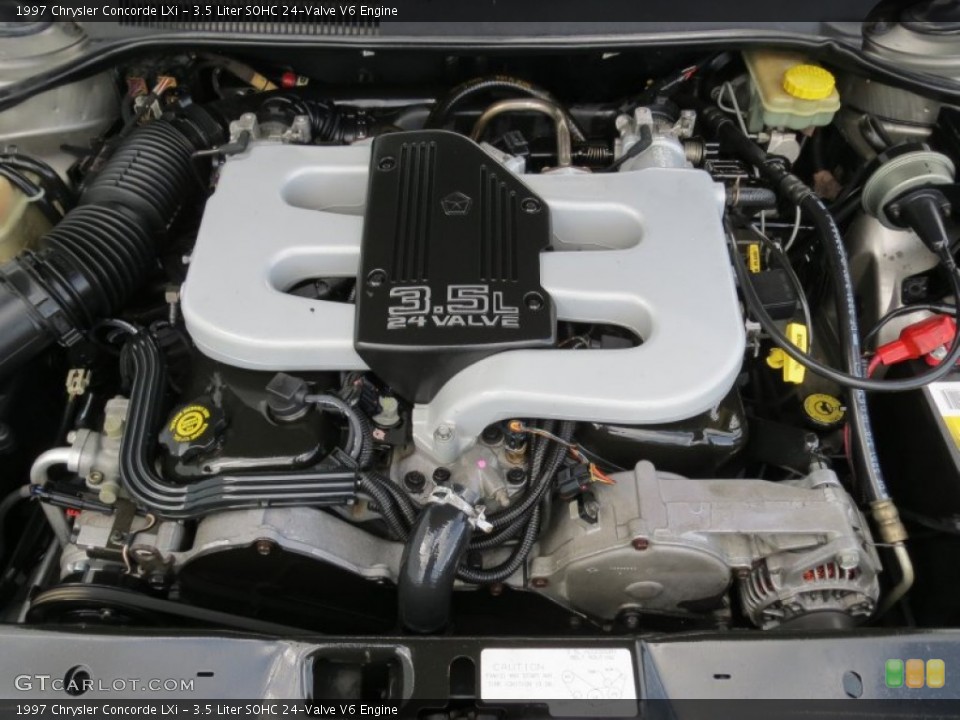 3.5 Liter SOHC 24-Valve V6 1997 Chrysler Concorde Engine