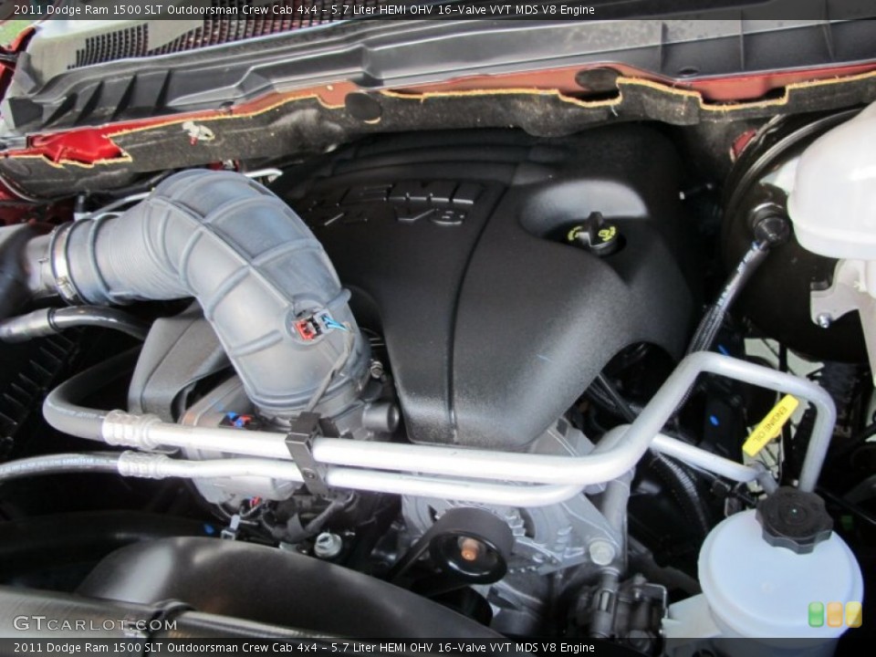 5.7 Liter HEMI OHV 16-Valve VVT MDS V8 Engine for the 2011 Dodge Ram 1500 #70888564