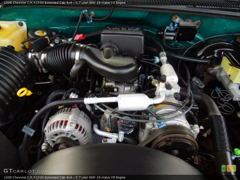 5.7 Liter OHV 16-Valve V8 Engine for the 1998 Chevrolet C/K #70901573