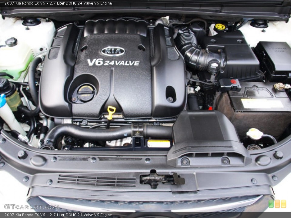 2.7 Liter DOHC 24 Valve V6 Engine for the 2007 Kia Rondo #70920355