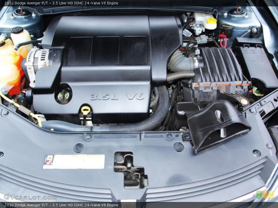 3.5 Liter HO SOHC 24-Valve V6 2010 Dodge Avenger Engine