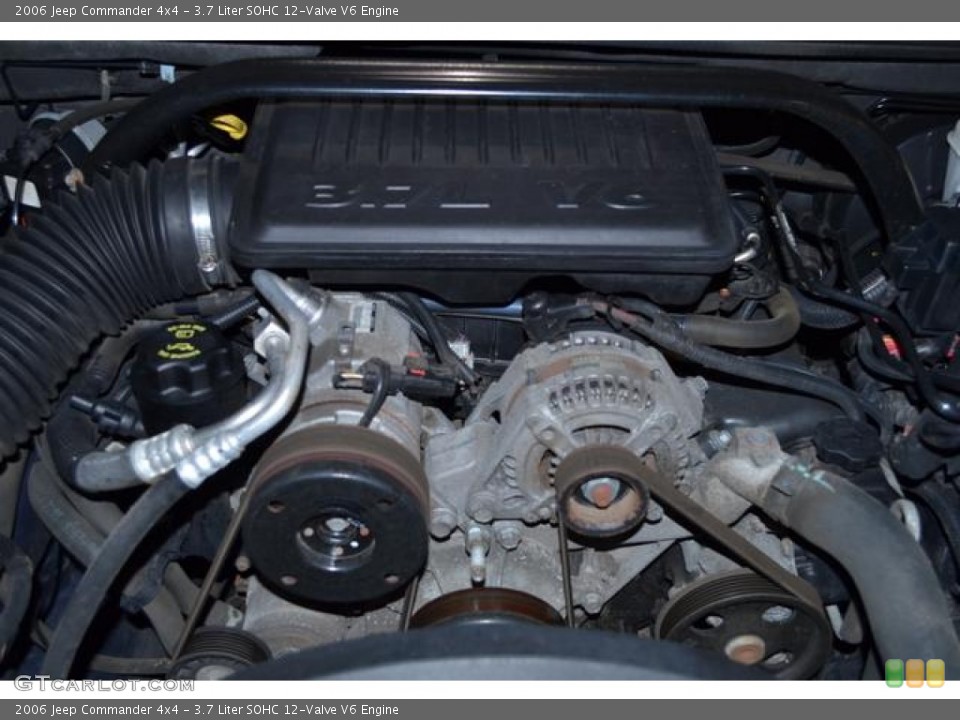 3.7 Liter SOHC 12-Valve V6 Engine for the 2006 Jeep Commander #70923517