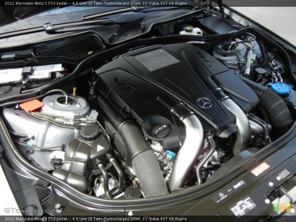 4.6 Liter DI Twin-Turbocharged DOHC 32-Valve VVT V8 Engine for the 2012 Mercedes-Benz S #70939708