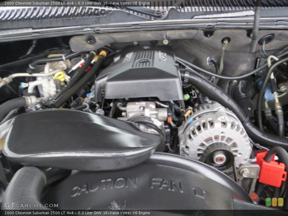 6.0 Liter OHV 16-Valve Vortec V8 Engine for the 2000 Chevrolet Suburban #70943777