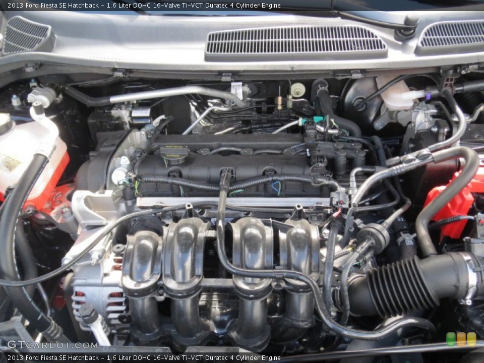 1.6 Liter DOHC 16-Valve Ti-VCT Duratec 4 Cylinder Engine for the 2013 Ford Fiesta #70947727