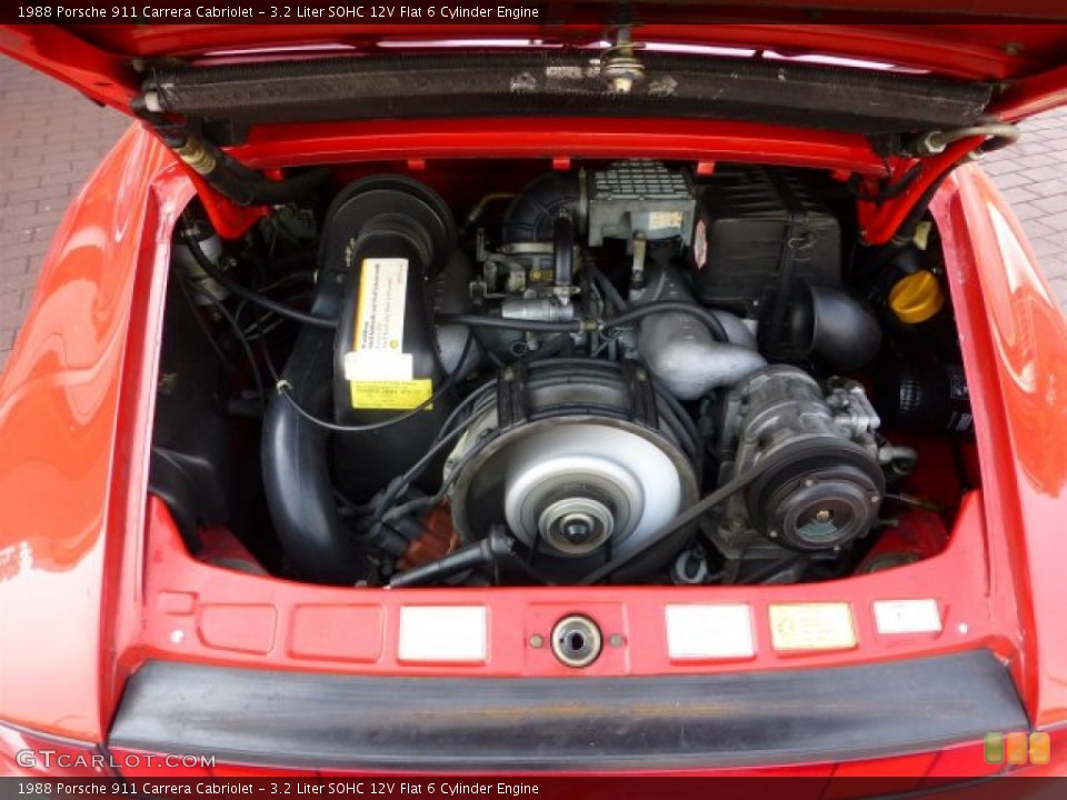 3.2 Liter SOHC 12V Flat 6 Cylinder Engine for the 1988 Porsche 911 #70952164