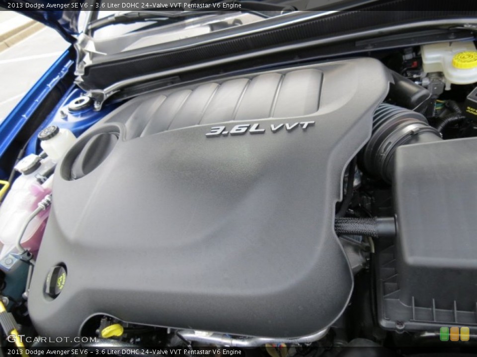 3.6 Liter DOHC 24-Valve VVT Pentastar V6 Engine for the 2013 Dodge Avenger #70958761