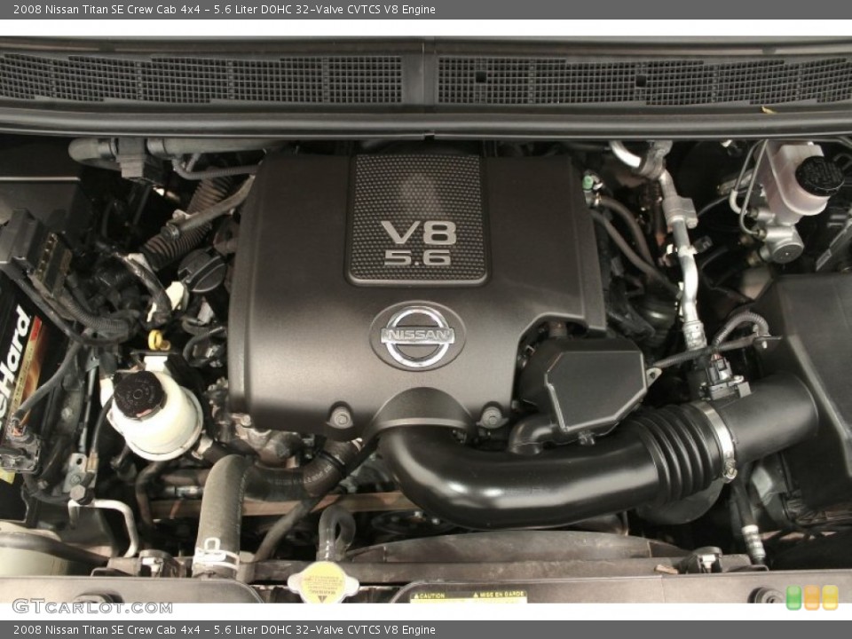 5.6 Liter DOHC 32-Valve CVTCS V8 Engine for the 2008 Nissan Titan #70960753