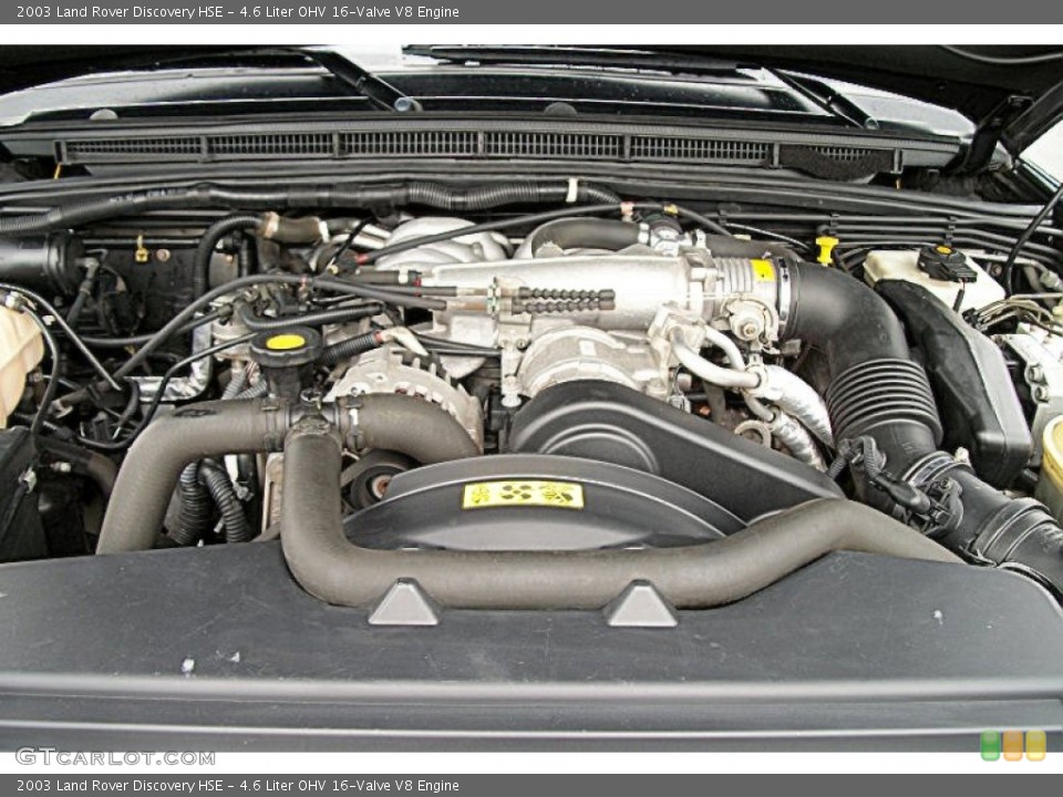 4.6 Liter OHV 16-Valve V8 2003 Land Rover Discovery Engine
