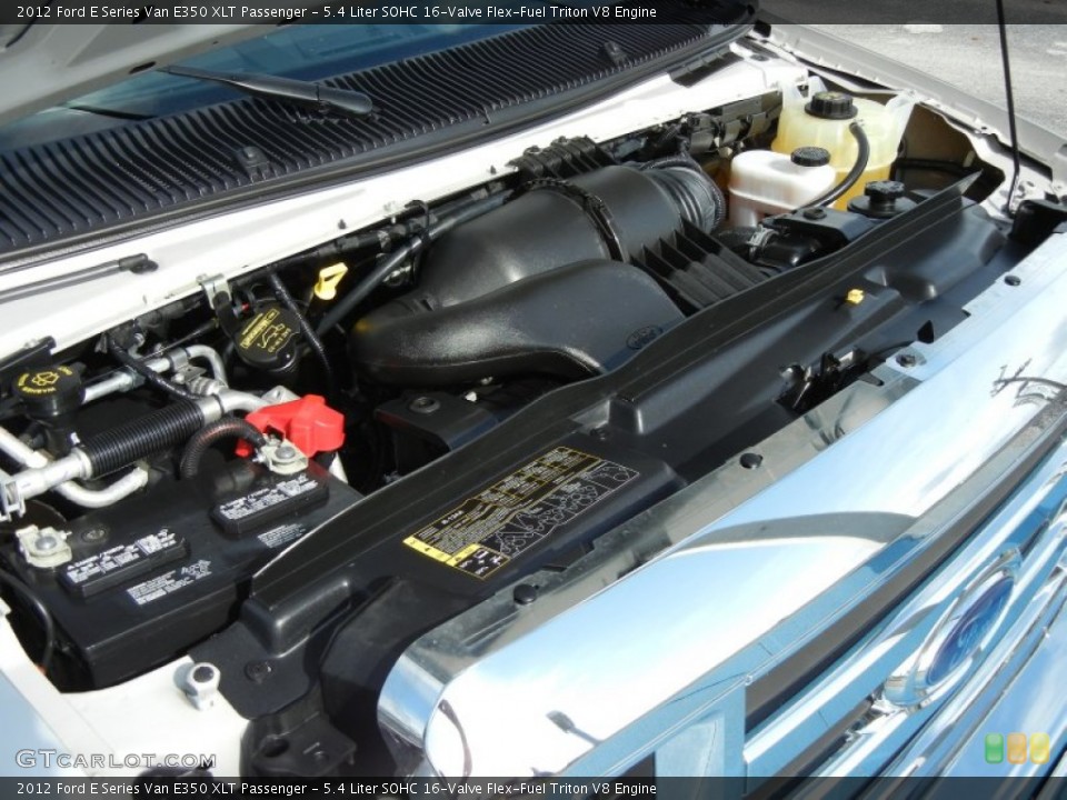 5.4 Liter SOHC 16-Valve Flex-Fuel Triton V8 Engine for the 2012 Ford E Series Van #70967101