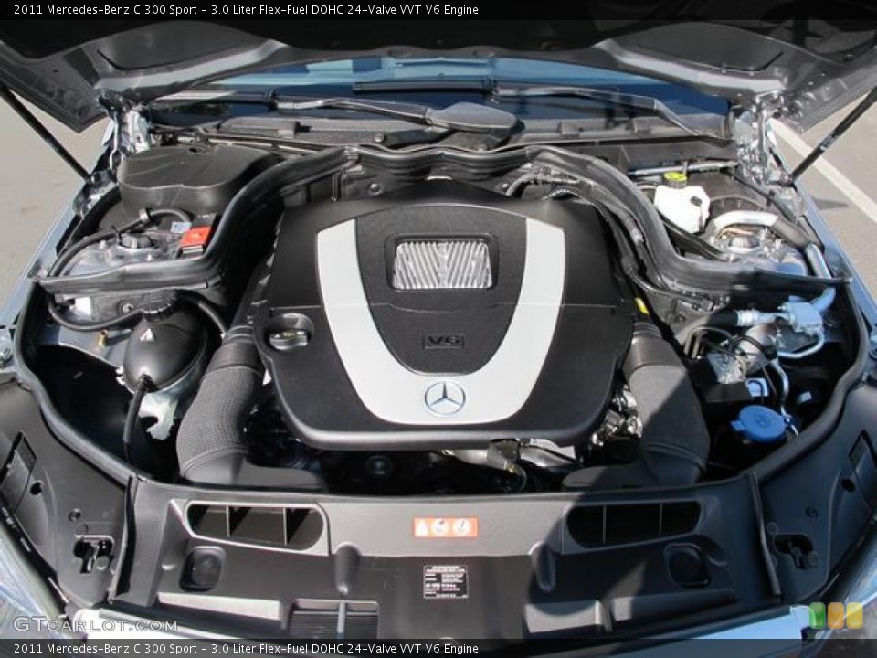 3.0 Liter Flex-Fuel DOHC 24-Valve VVT V6 Engine for the 2011 Mercedes-Benz C #70976086