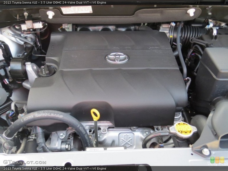 3.5 Liter DOHC 24-Valve Dual VVT-i V6 Engine for the 2013 Toyota Sienna #70991107