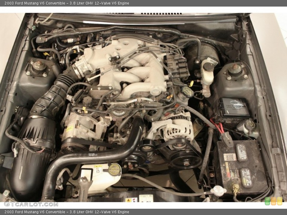 3.8 Liter OHV 12-Valve V6 Engine for the 2003 Ford Mustang #70997314