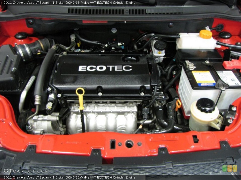 1.6 Liter DOHC 16-Valve VVT ECOTEC 4 Cylinder Engine for the 2011 Chevrolet Aveo #71005066