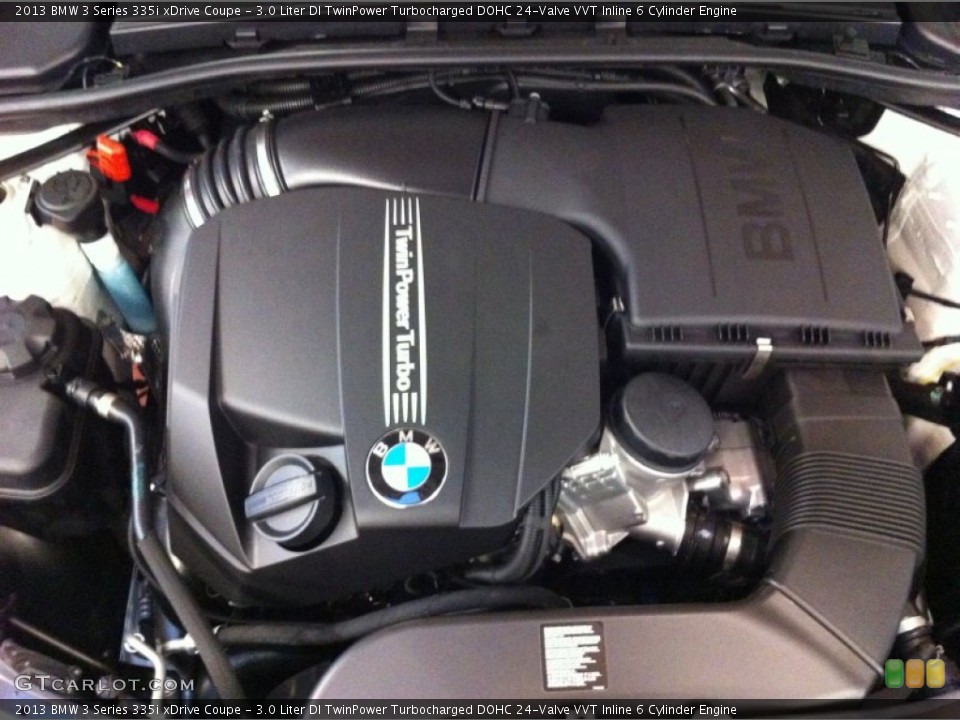3.0 Liter DI TwinPower Turbocharged DOHC 24-Valve VVT Inline 6 Cylinder Engine for the 2013 BMW 3 Series #71031848