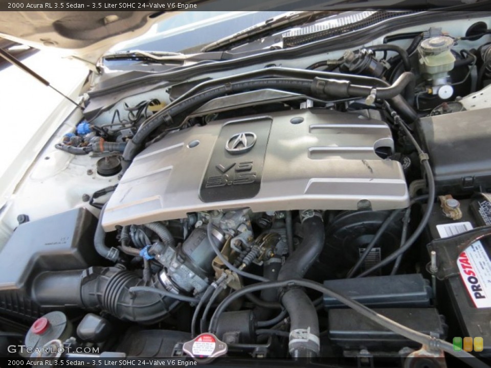 3.5 Liter SOHC 24-Valve V6 2000 Acura RL Engine