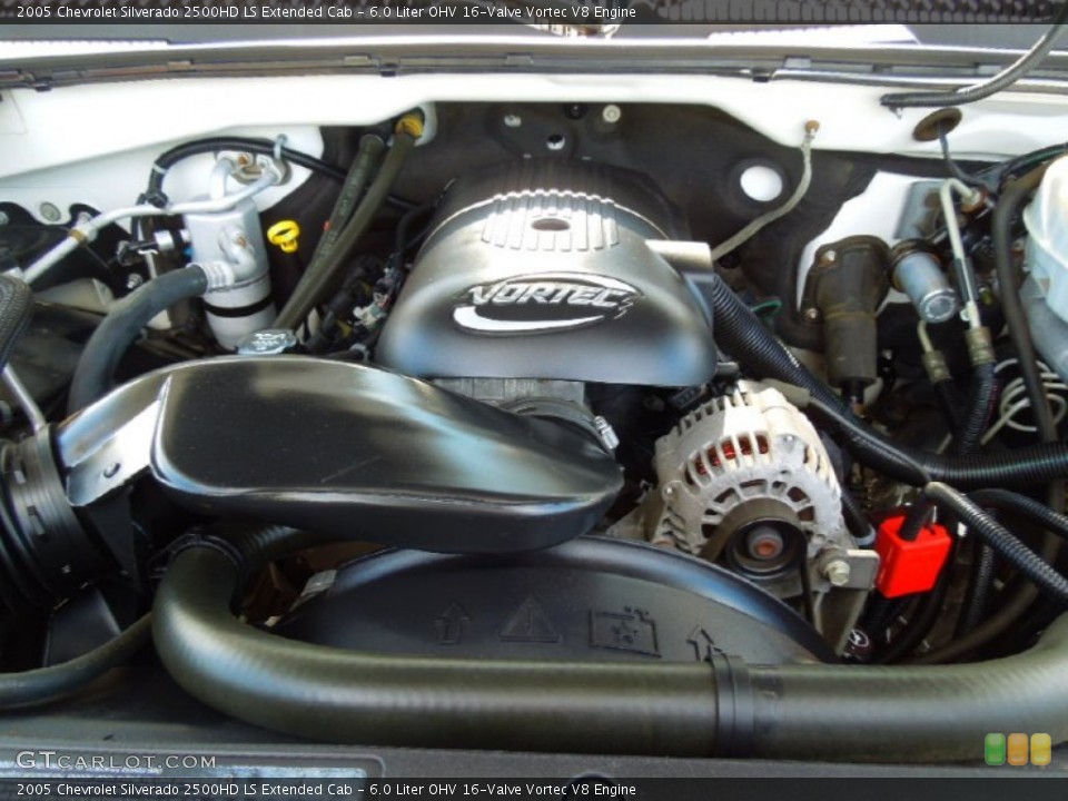 6.0 Liter OHV 16-Valve Vortec V8 Engine for the 2005 Chevrolet Silverado 2500HD #71059064