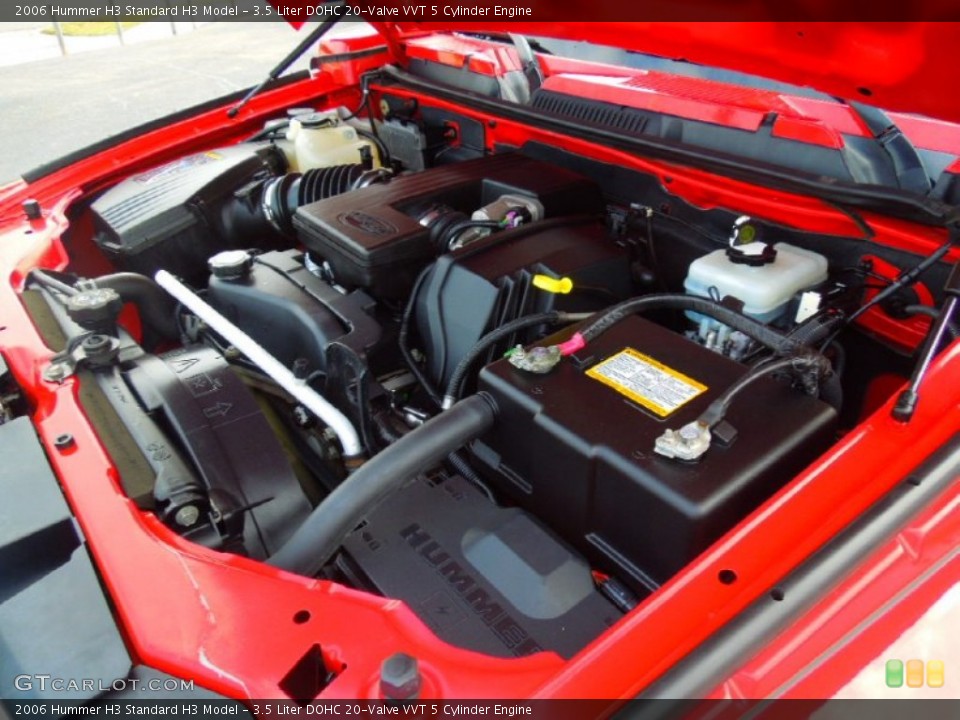 3.5 Liter DOHC 20-Valve VVT 5 Cylinder Engine for the 2006 Hummer H3 #71059565