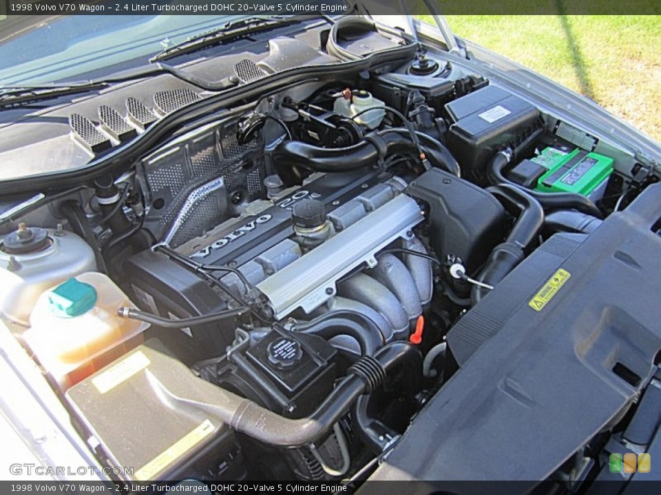 2.4 Liter Turbocharged DOHC 20-Valve 5 Cylinder Engine for the 1998 Volvo V70 #71068762