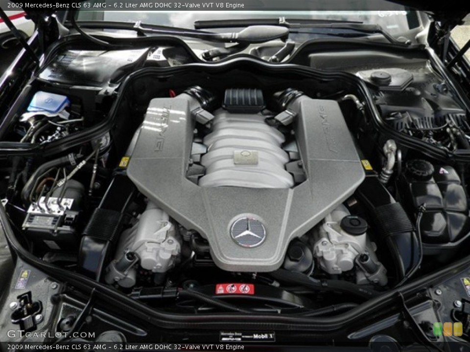 6.2 Liter AMG DOHC 32-Valve VVT V8 Engine for the 2009 Mercedes-Benz CLS #71096284