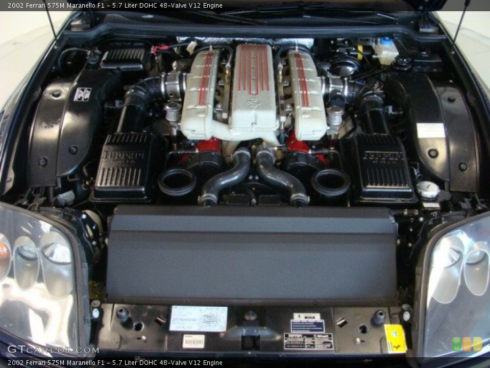 5.7 Liter DOHC 48-Valve V12 Engine for the 2002 Ferrari 575M Maranello #71100988