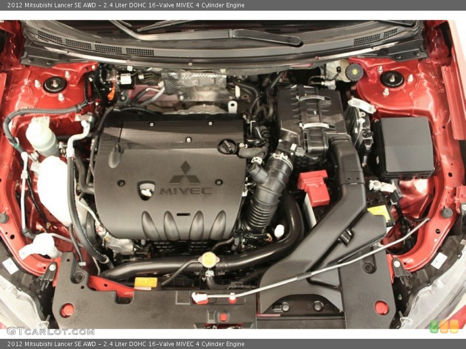 2.4 Liter DOHC 16-Valve MIVEC 4 Cylinder Engine for the 2012 Mitsubishi Lancer #71106433