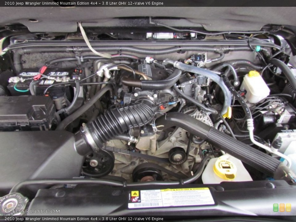 3.8 Liter OHV 12-Valve V6 Engine for the 2010 Jeep Wrangler Unlimited #71108263