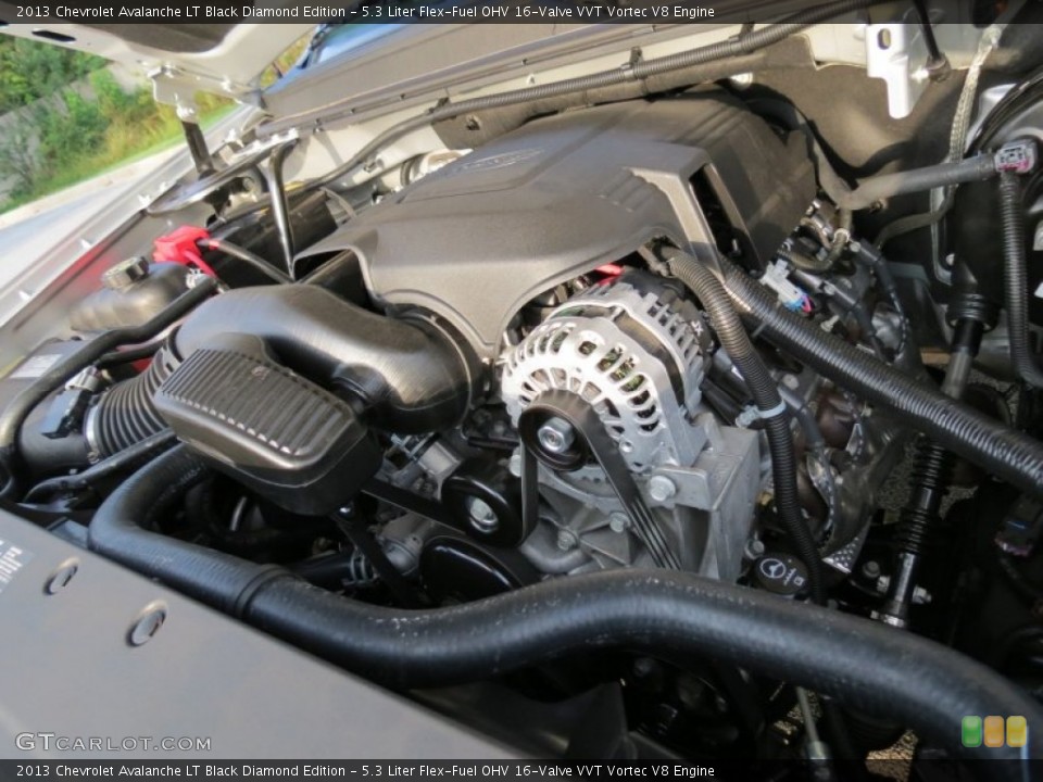 5.3 Liter Flex-Fuel OHV 16-Valve VVT Vortec V8 Engine for the 2013 Chevrolet Avalanche #71108752