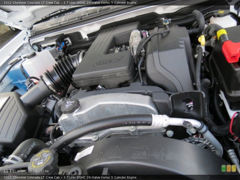 3.7 Liter DOHC 20-Valve Vortec 5 Cylinder Engine for the 2012 Chevrolet Colorado #71109575