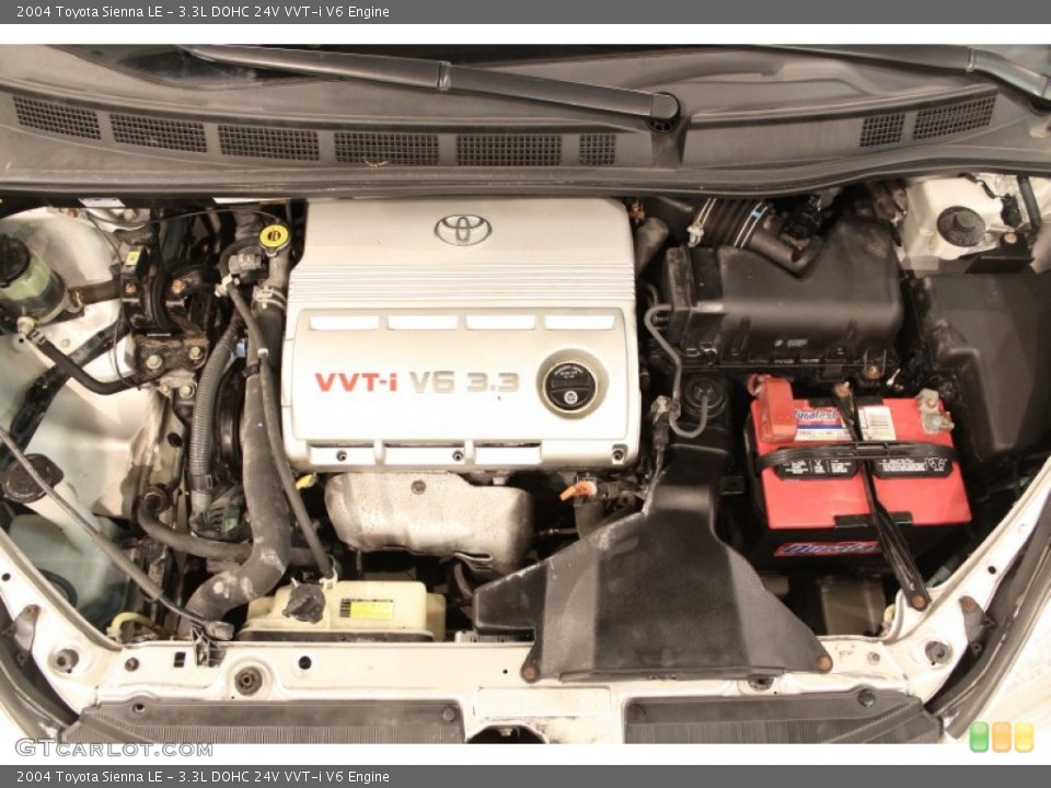 3.3L DOHC 24V VVT-i V6 2004 Toyota Sienna Engine