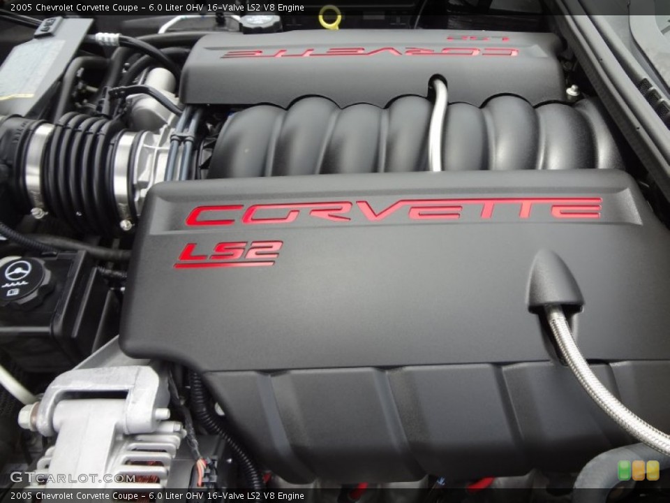 6.0 Liter OHV 16-Valve LS2 V8 Engine for the 2005 Chevrolet Corvette #71134857
