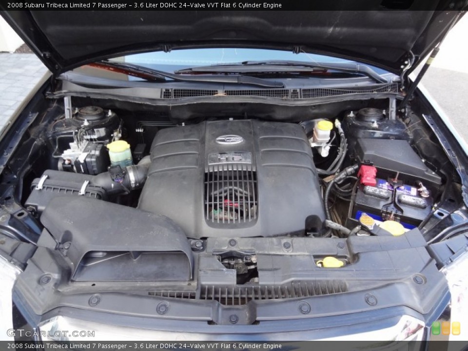 3.6 Liter DOHC 24-Valve VVT Flat 6 Cylinder Engine for the 2008 Subaru Tribeca #71136342