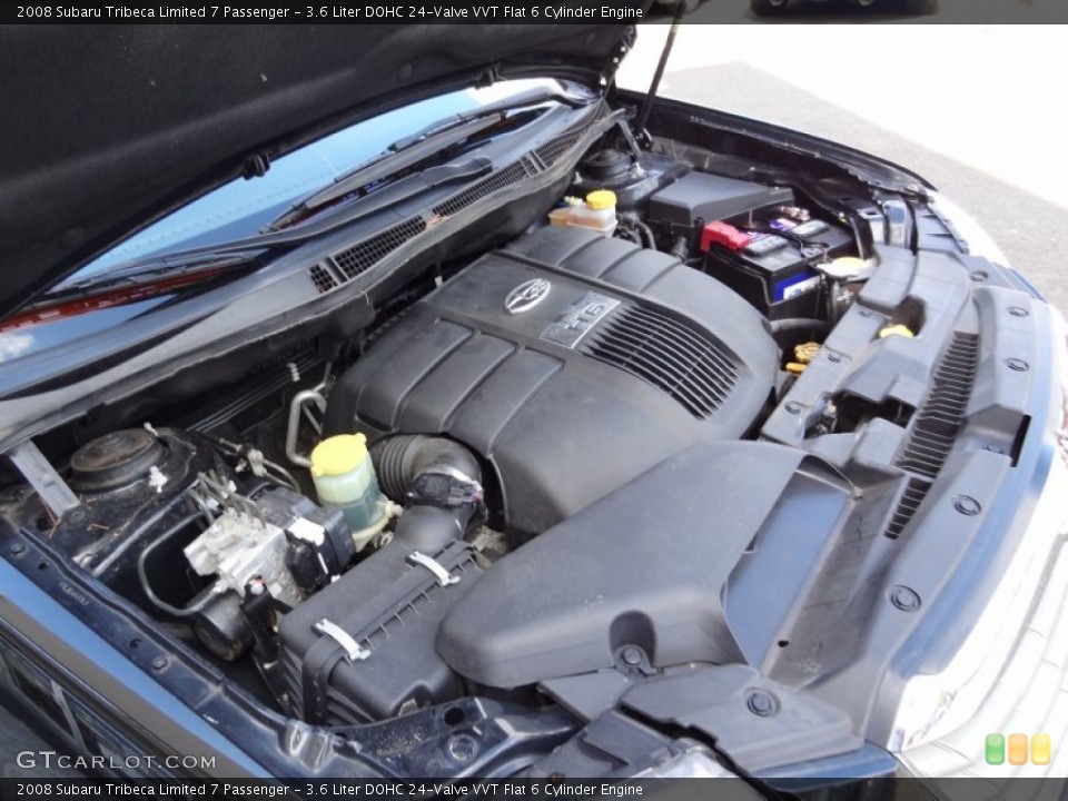 3.6 Liter DOHC 24-Valve VVT Flat 6 Cylinder Engine for the 2008 Subaru Tribeca #71136357