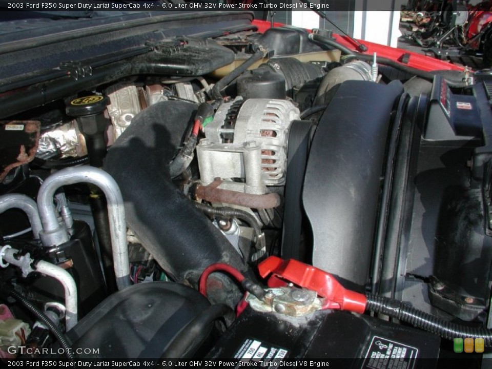 6.0 Liter OHV 32V Power Stroke Turbo Diesel V8 Engine for the 2003 Ford F350 Super Duty #71150727