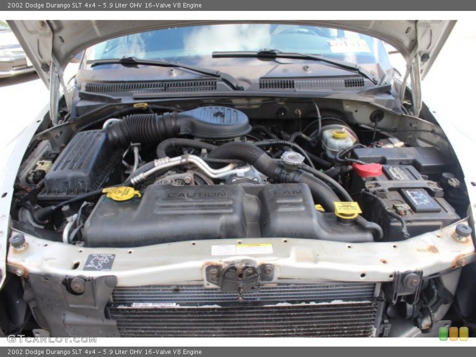 5.9 Liter OHV 16-Valve V8 Engine for the 2002 Dodge Durango #71153616