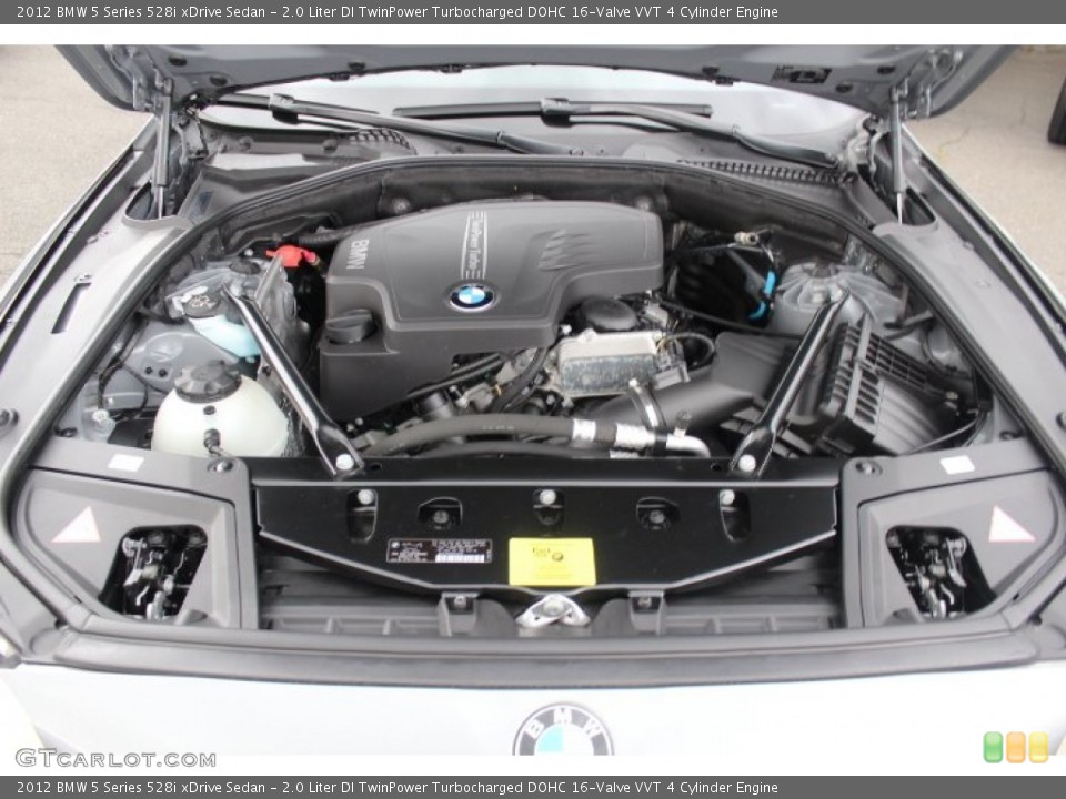 2.0 Liter DI TwinPower Turbocharged DOHC 16-Valve VVT 4 Cylinder Engine for the 2012 BMW 5 Series #71154888