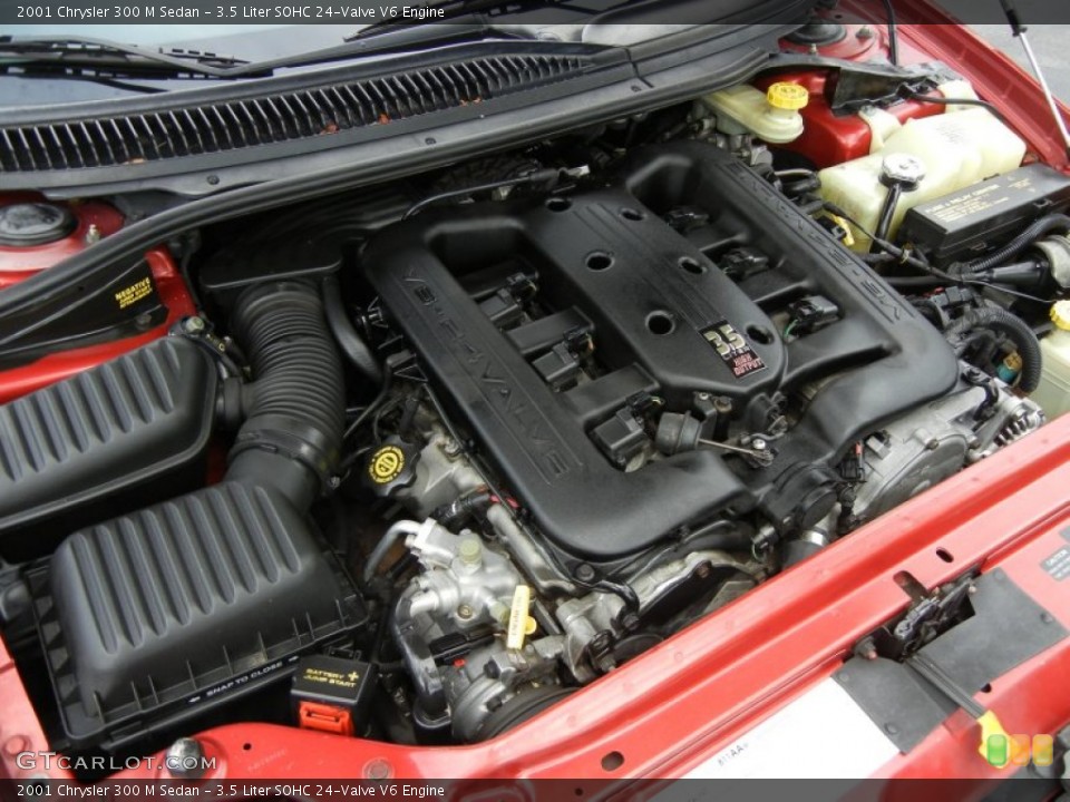 3.5 Liter SOHC 24-Valve V6 2001 Chrysler 300 Engine