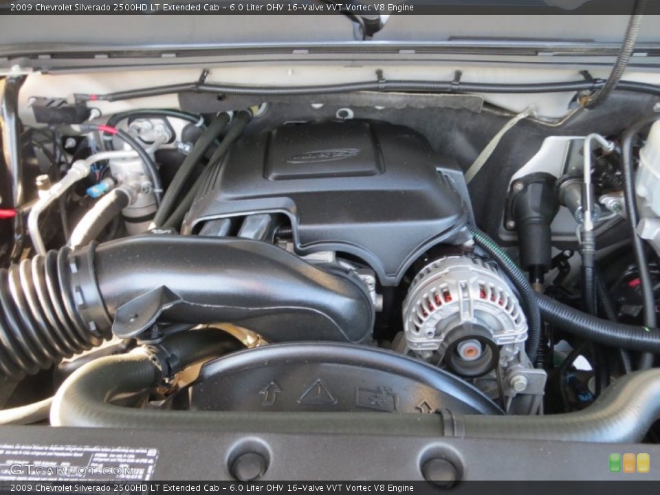 6.0 Liter OHV 16-Valve VVT Vortec V8 Engine for the 2009 Chevrolet Silverado 2500HD #71186893