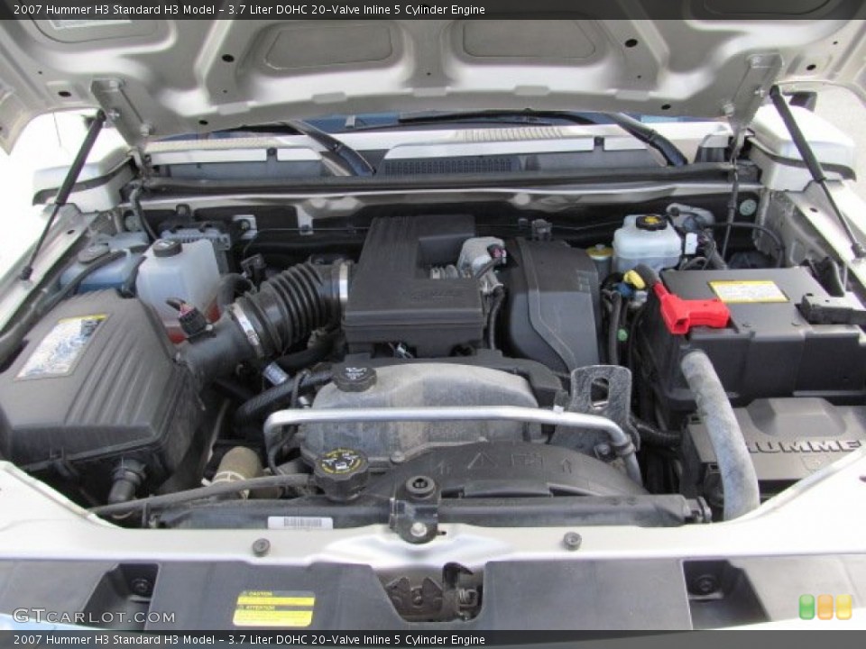 3.7 Liter DOHC 20-Valve Inline 5 Cylinder Engine for the 2007 Hummer H3 #71238432