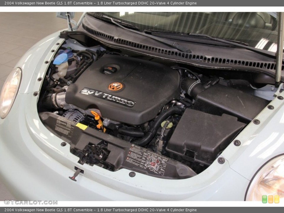 1.8 Liter Turbocharged DOHC 20-Valve 4 Cylinder Engine for the 2004 Volkswagen New Beetle #71242084