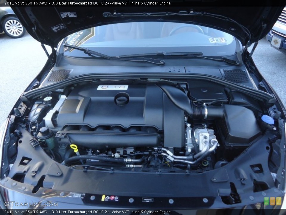 3.0 Liter Turbocharged DOHC 24-Valve VVT Inline 6 Cylinder Engine for the 2011 Volvo S60 #71259646